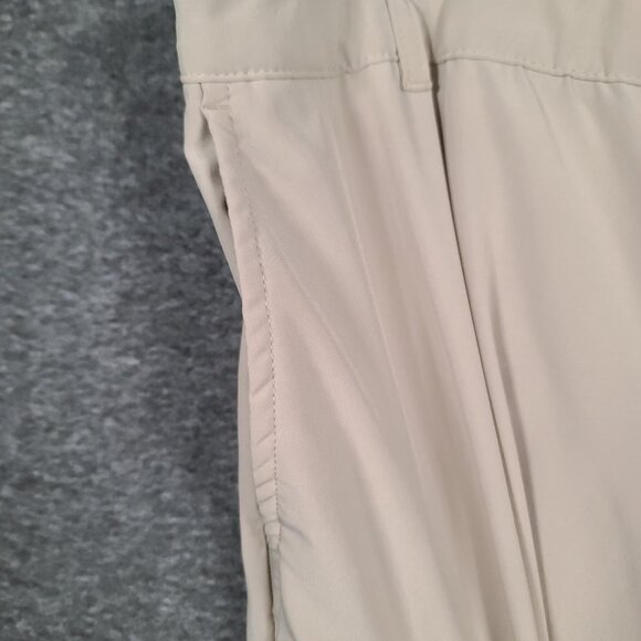 Izod Golf Men's 40x30 Beige Flat Front Stretch Performance Golf Pants - Picture 6 of 16